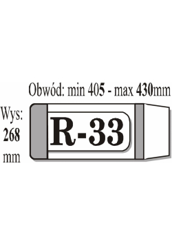 Okładka książkowa regulowana R33 (50szt) IKS