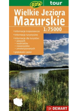 Mapa - Wielkie Jeziora Mazurskie 1:75000