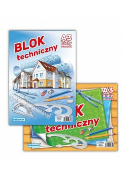 Blok techniczny A3/10K 160g biały (10szt)