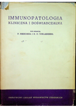 Immunopatologia kliniczna i doświadczalna