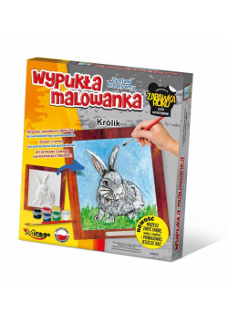 Wypukła malowanka Futrzaki - Królik