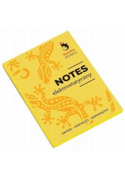Notes elektrostatyczny żółty 7x9,8cm 100 karteczek