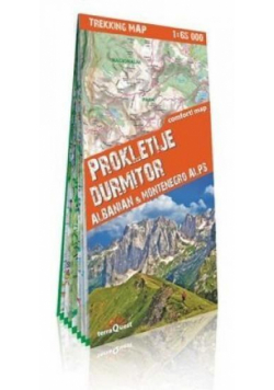 Trekking map Prokletije i Durmitor 1:65 000 mapa