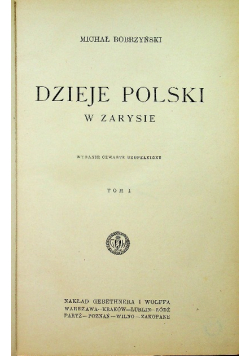Dzieje Polski w zarysie tom I 1927 r