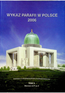 Wykaz parafii w Polsce 2006 Tom II