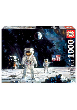 Puzzle 1000 Pierwsi ludzie na księżycu G3