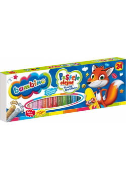 Pastele olejne 24 kolory BAMBINO