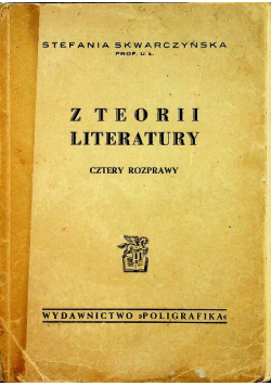 Z teorii literatury 1947r