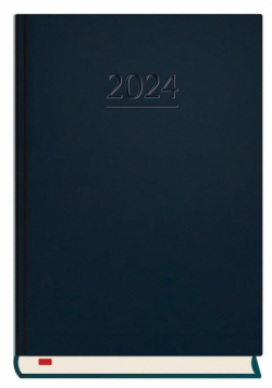 Terminarz 2024 B6 dzienny powszechny granatowy