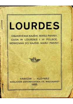 Objawienia Najświętszej Maryi Panny w Lourdes 1925 r.