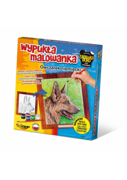 Wypukła malowanka Psy - Owczarek niemiecki