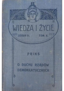 O duchu rządów demokratycznych  1907 r.