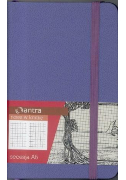 Notes A6 Kratka Secesja Purpura ANTRA