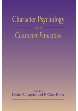 Character Psychology And Character Education