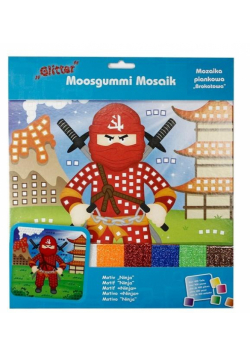 Mozaika piankowa brokatowa Ninja