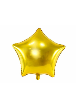 Balon foliowy Gwiazdka 48cm złota