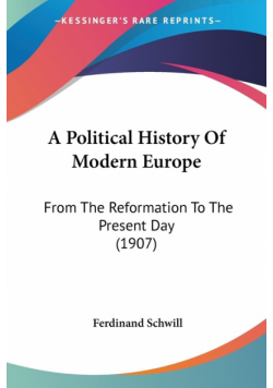 A Political History Of Modern Europe