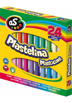 Plastelina AS 24 kolorów