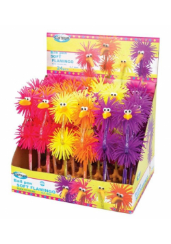 Długopis Soft Flamingo (24szt) czarny 88065