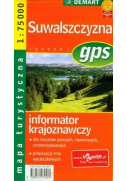 Suwalszczyzna Mapa turystyczna 1:75 000