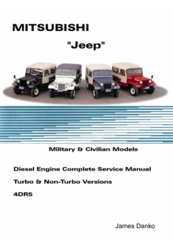 Mistubishi "Jeep" Diesel English Service Manual 4DR5