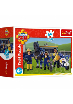 Puzzle 54 Mini Strażak Sam w gotowości 1 TREFL