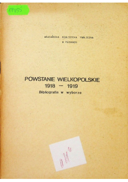 Powstanie wielkopolskie 1918-1919