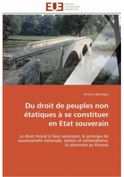 Du droit de peuples non étatiques à se constituer en etat souverain