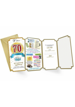 Karnet PM-175 Urodziny 70 2021