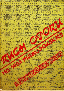 Ruch oporu na wsi Młopolskiej w dokumentach konspiracyjnych ruchu ludowego