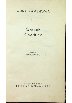 Grzech charitiny