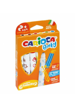 Flamastry Maxi Baby 6 kolorów bls CARIOCA