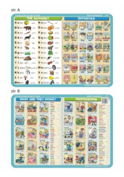Podkładka edu. 037 - The alphabet, opposites..