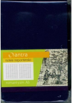 Notes Reporterski A6 Kratka Romantyzm Granat ANTRA