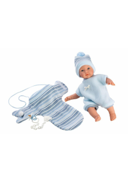 Lalka 30007 Cuquito płacząca niebieska 30cm