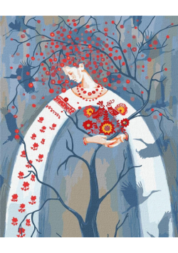 Malowanie po numerach - Drzewo życia 40x50cm