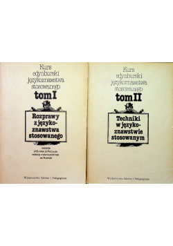 Kurs edynburski językoznawstwa stosowanego Tom I i II