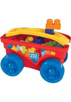 Mega Bloks Pull 'N Play Wagon wózek z klockami