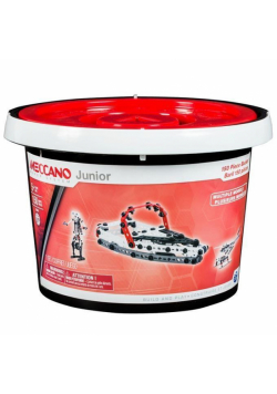 Meccano Junior- wiaderko 150 el.