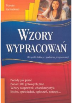Język Polski Wzory wypracować