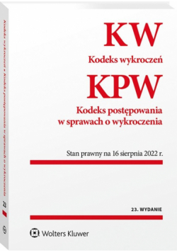 Kodeks wykroczeń. Kodeks postępowania w sprawach o wykroczenia. Przepisy