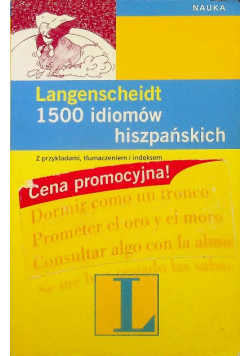 1500 idiomów hiszpańskich