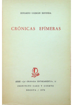Cronicas efimeras