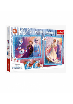 Puzzle 2w1 + memos Tajemnicza kraina TREFL