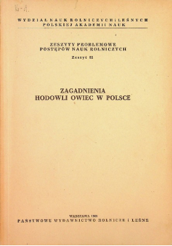 Zagadnienia hodowli owiec w Polsce