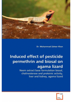 Induced effect of pesticide permethrin and biosal on agama lizard
