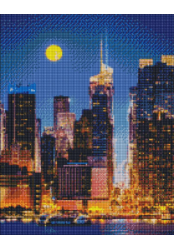 Diamentowa Mozaika - Ulice Manhattanu 40x50cm