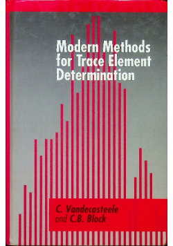 Modern Methods for Trace Element Determination