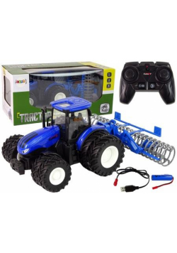 Traktor R/C z pługiem 1:24