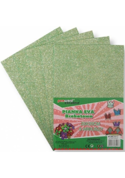 Pianka multicolor brokat 2 20x30 5szt